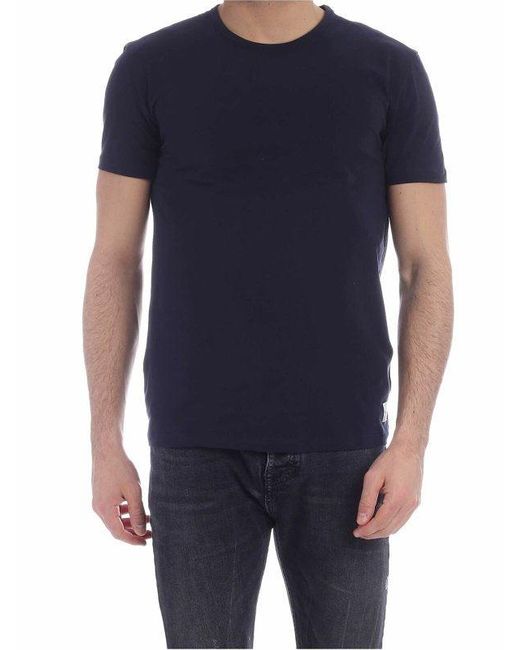 T-Shirt Basic Con Logo di Paul Smith in Blue da Uomo
