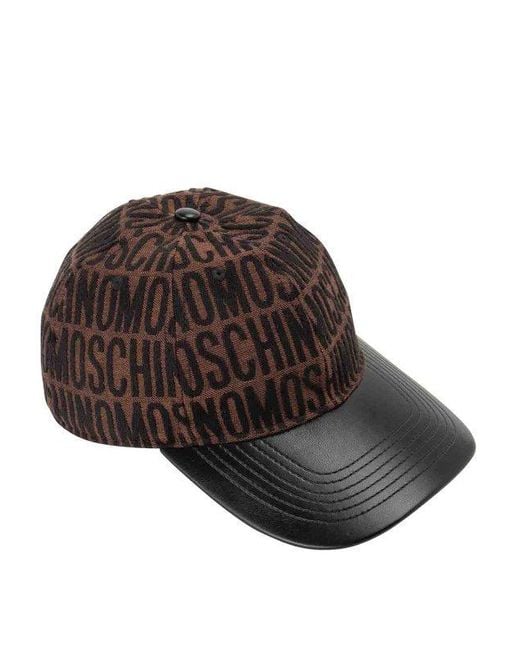 Moschino Brown Hats for men