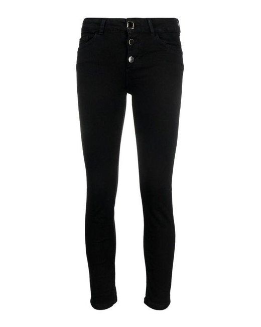 Jeans Skinny A Vita Media di Liu Jo in Black