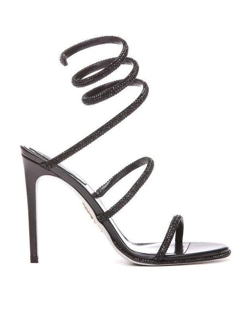 Rene Caovilla Sandals in Black Lyst UK