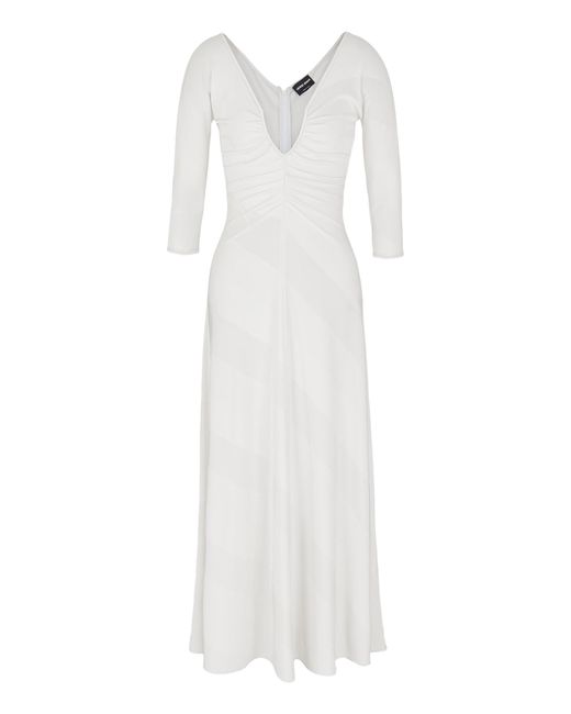 Giorgio Armani White Long Dress