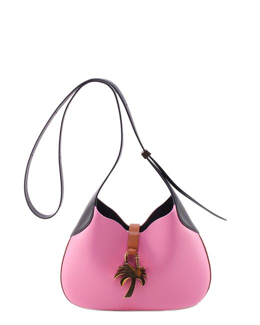 Palm Angels Shoulder Bag in Pink | Lyst
