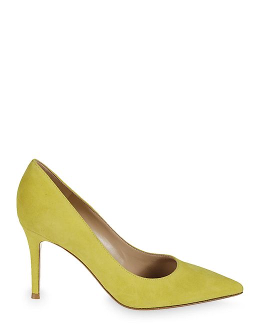 gianvito rossi yellow pumps