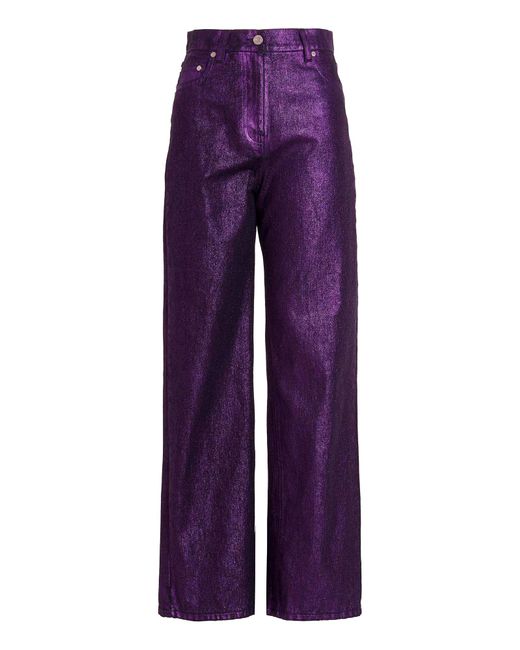 MSGM Purple Jeans