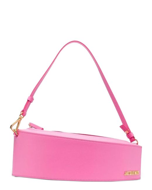 Jacquemus Leather Shoulder Bag in Pink | Lyst