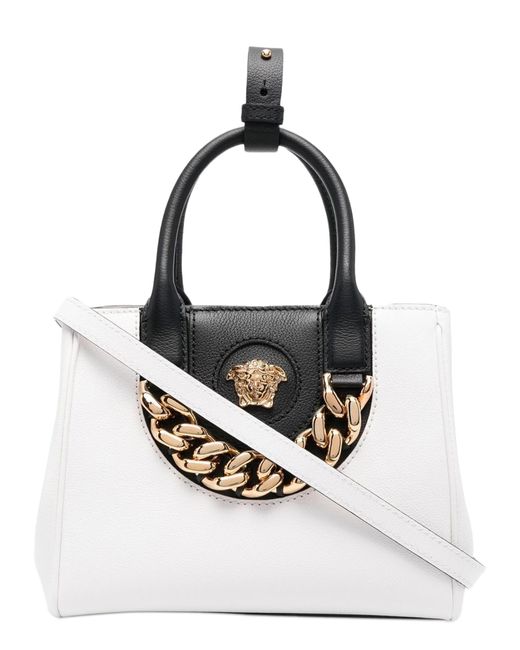 Versace Shoulder Bag in White | Lyst