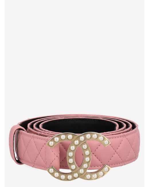 Chanel Pink Belt