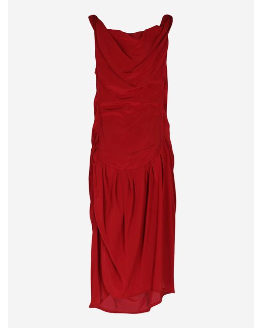 Vivienne Westwood Longuette Dress in Red | Lyst