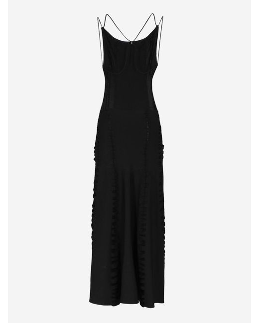 Jacquemus Midi Dress in Black Lyst