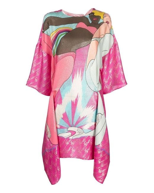 Fendi Dress in Pink Lyst