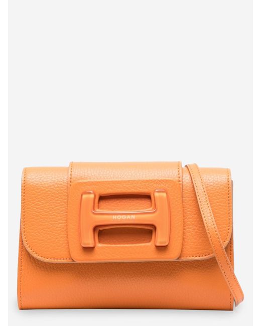Hogan Orange Shoulder Bag