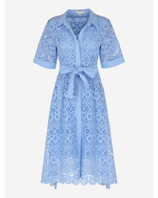 Maje Blue Midi Dress