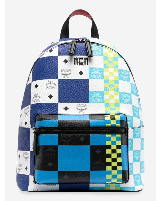 MCM Blue Backpack