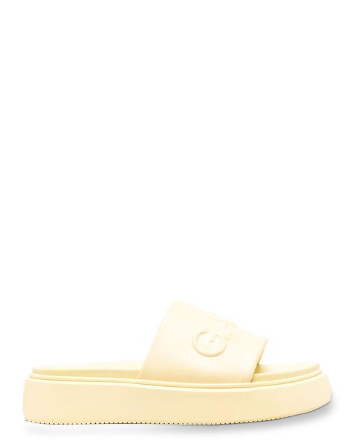Ganni Ballet Flat in Yellow (Natural) - Save 1% | Lyst