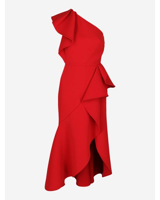 Elie Saab Red Long Dress