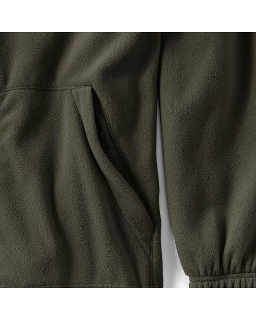 Lands' End Green Anyweather Fleece-Jacke Mit Kapuze, Damen, Größe:32-34 Regular, Polyester, By