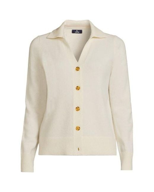 Lands end hotsell white cardigan