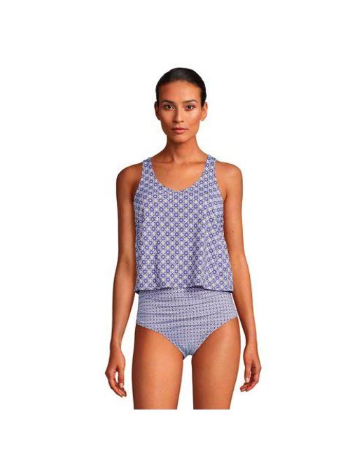 high neck tankini lands end