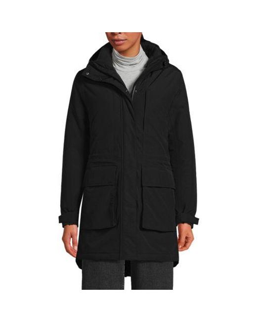 Lands' End Black Wasserdichter 3-In-1-Parka Squall, Damen, Größe:32-34 Regular, Polyester/Nylon, By