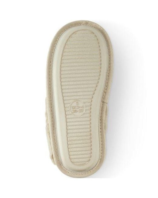 Lands' End Natural Veloursleder-Pantoffeln, Damen, Größe Regular, By