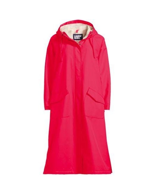 Lands' End Umziehmantel Mit Teddyfutter, Damen, Größe:40-42