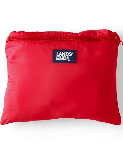 Lands' End Red Ultraleichte, Verstaubare Tragetasche Wanderweight, Damen, Größe:Null Regular, Nylon, By