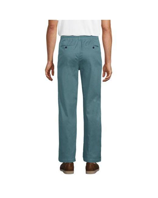 Lands' End Entspannte Schlupfbund-Hose, Herren, Größe Regular, Elasthan/Baumwoll-Mischung, By in Blue für Herren