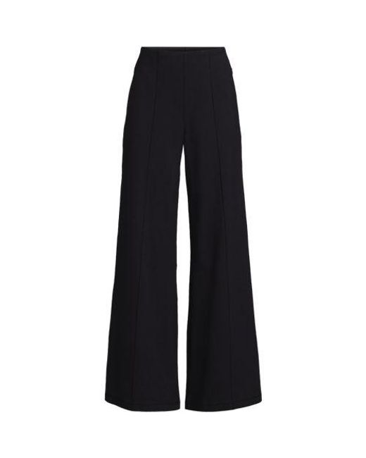 Lands' End Black Starfish Palazzo-Hose, Damen, Größe Plus, Elasthan/Baumwoll-Mischung, By