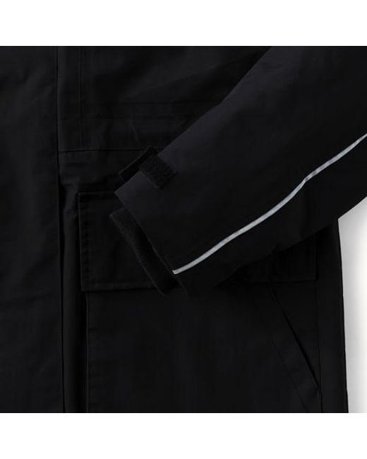 Lands' End Black Wasserdichter Isolierter Stadion-Kapuzenmantel Squall, Damen, Größe:32-34 Regular, Nylon, By