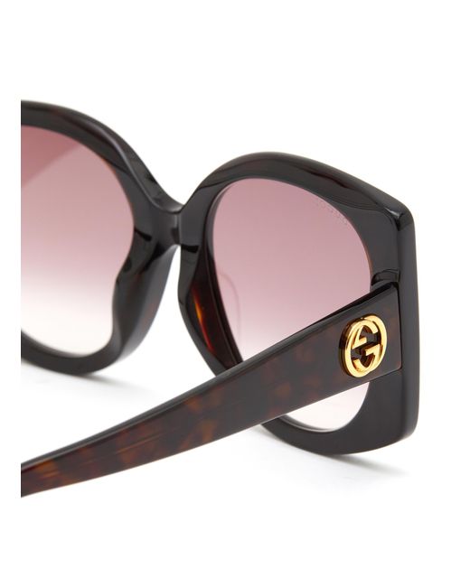 gucci logo shades