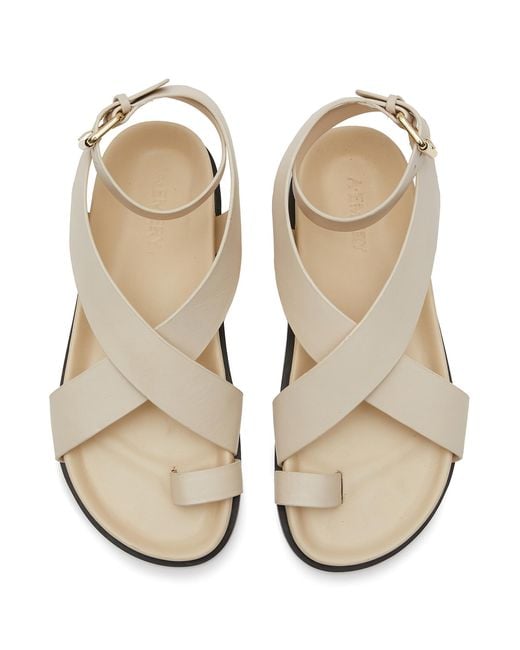 Toe ring criss cross sandals 2025