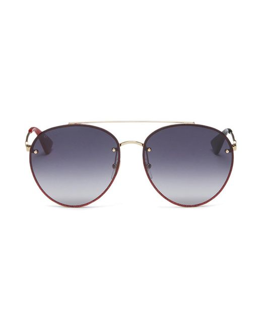 Gucci Aviator Style Sunglasses Havana Tortoiseshell – MALFORD OF LONDON