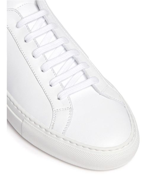 common projects white trainers