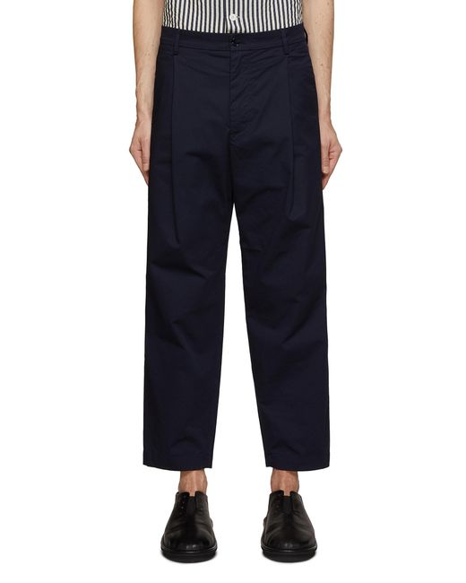 Barena Pleated Wide Leg Pants in Blue for Men | Lyst