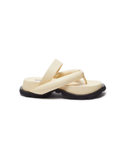 Jil Sander Multicolor Cleated Sole Thong Sandals