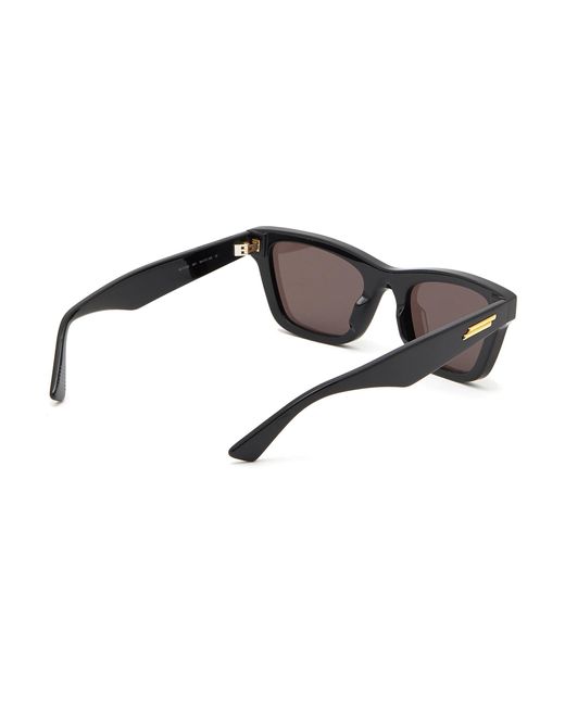 Bottega Veneta Metal Temple Accent Acetate Square Frame Sunglasses Men Accessories Eyewear Metal Temple Accent Acetate Square Frame Sunglasses In Black For Men Lyst