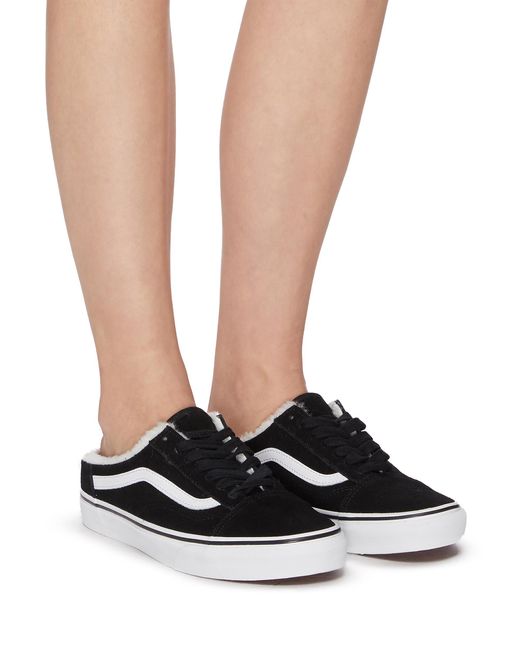 vans leather mule