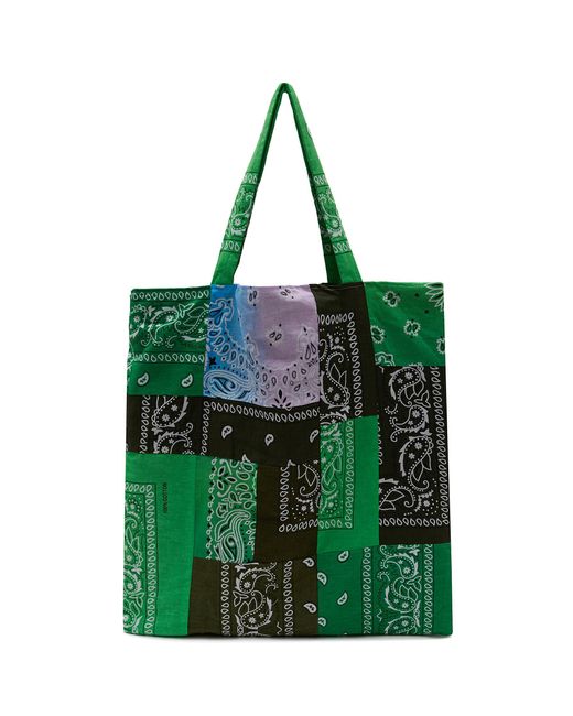 ARIZONA LOVE 'beach Bag Patch' Bandana Print Cotton Tote Bag Women Bags