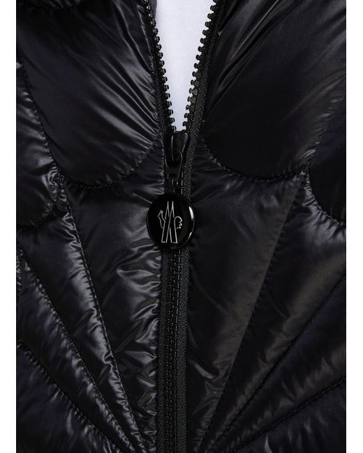 Moncler Synthetic 'violier' Spiderman Web Detail Hooded Puffer Jacket ...