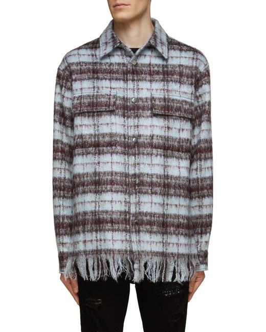 overshirt with fringe