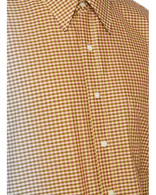yellow gingham shirt