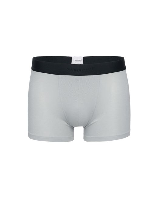 Zimmerli Logo Jacquard Elasticated Waistband Boxer Briefs in Gray for ...