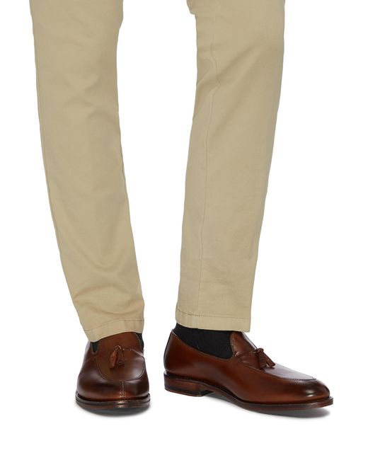 Tassel Leather Loafers 