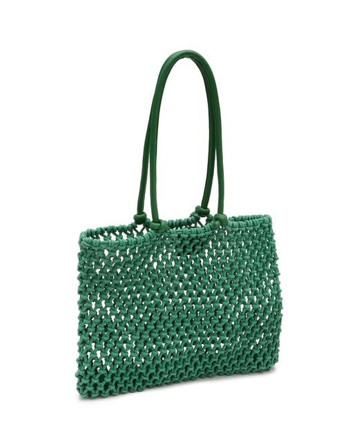 Sandy Woven Tote in Green