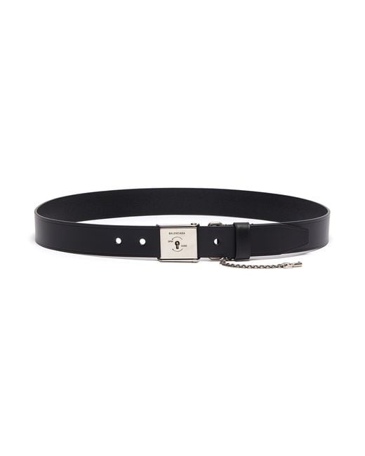 balenciaga lock belt