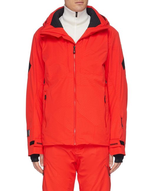 rossignol red ski jacket