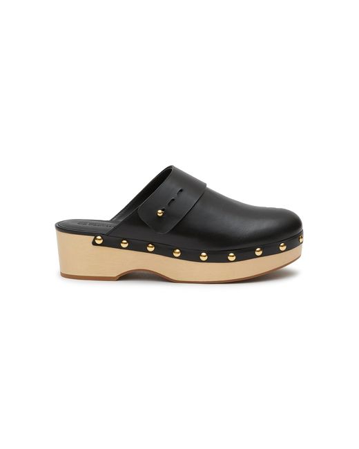 MERCEDES CASTILLO 'evonne' Leather Platform Clogs Women Shoes Heels ...