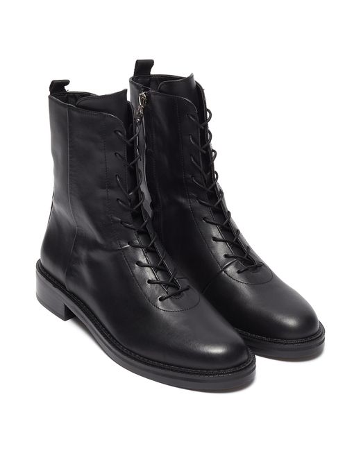 Sam Edelman 'nellyn' Leather Combat Boots in Black - Lyst
