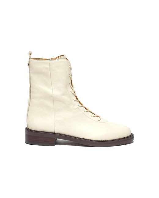 sam edelman white combat boots