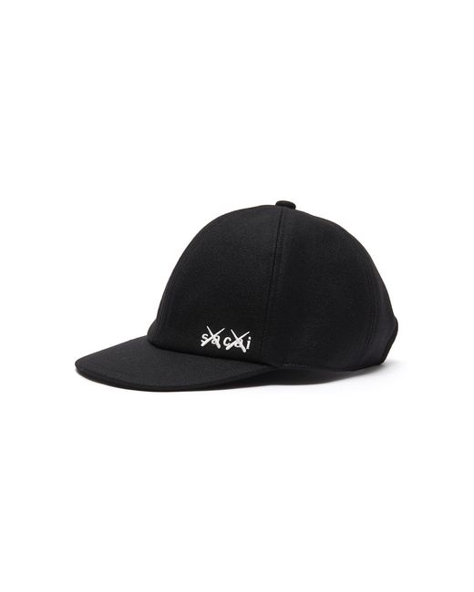 Sacai Wool X Kaws Melton Cap Men Accessories Hats & Gloves X Kaws